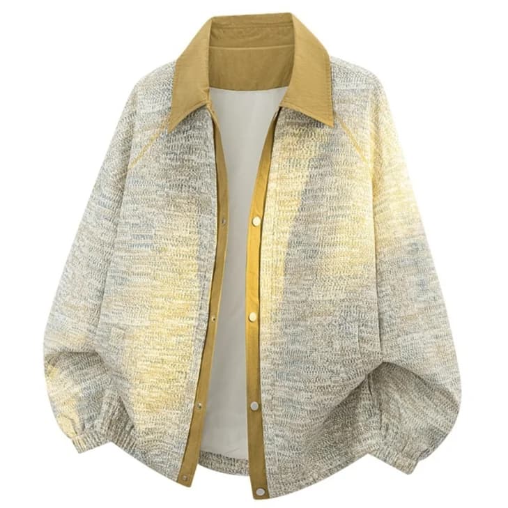 Men's Color-Block Hooded Coat — image 1