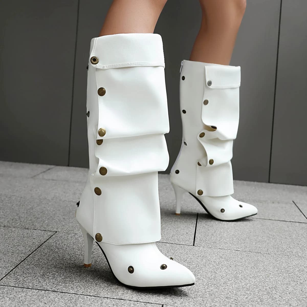 Women's Sleek High Heeled Fashion Boots